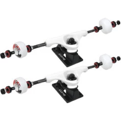 Santa Cruz Complete Classic Dot White 8.0" X 31.62" -Sports Skateboard-Santa Cruz 0118 EXPLODE WHT BLK TGM915 49142.1596658027