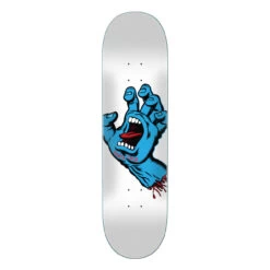 Santa Cruz Deck Screaming Hand White 8.25" X 31.8"