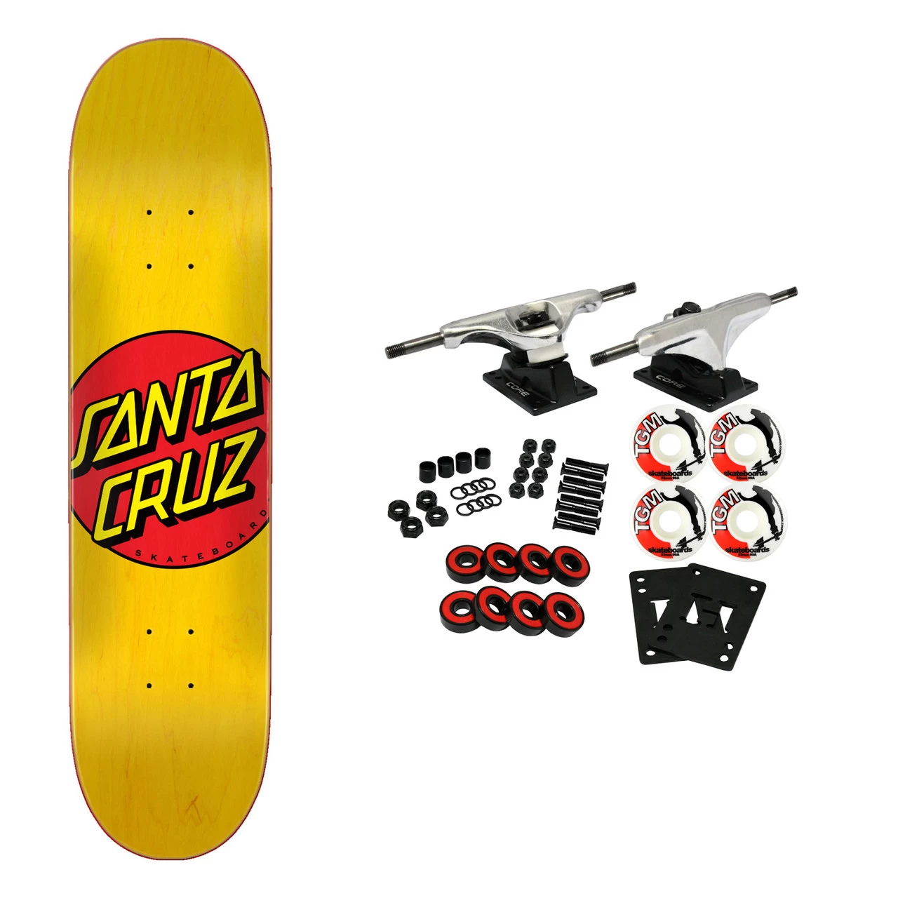 Santa Cruz Complete Classic Dot Yellow 7.75" X 31.61" 3 Santa Cruz Complete Classic Dot Yellow 7.75" X 31.61"