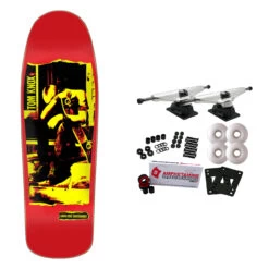 Santa Cruz Skateboard Complete Old School Knox Punk Reissue Red 9.89" X 31.75"