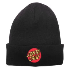 Santa Cruz Beanie Classic Dot Longshoreman Black