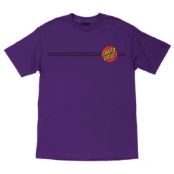 Santa Cruz Skateboards Shirt Classic Dot Purple -Sports Skateboard-Santa Cruz 4414060 classic dot ss regular t shirt purple mens santa cruz 1 54876.1665596703
