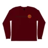Santa Cruz Skateboards Longsleeve Shirt Classic Dot Burgundy -Sports Skateboard-Santa Cruz 4414061 classic dot ls regular t shirt burgundy mens santa cruz 1 45263.1654809253