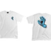Santa Cruz Shirt Screaming Hand White -Sports Skateboard-Santa Cruz 4414698 33666 17047.1643130648