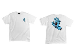 Santa Cruz Shirt Screaming Hand White
