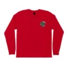 Santa Cruz Skateboards Longsleeve Shirt Wave Dot Fuji Red