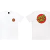 Santa Cruz Shirt Classic Dot Chest White -Sports Skateboard-Santa Cruz 44154080 93967 05023.1556084659