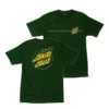 Santa Cruz Shirt Absent Flame Dot Forest Green -Sports Skateboard-Santa Cruz 44155174 fgrn 64491.1624547960