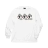 Santa Cruz Longsleeve Shirt Contest Hand Eco White -Sports Skateboard-Santa Cruz 44155272 wht 47458.1633451152