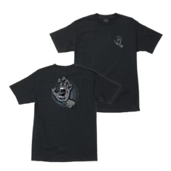 Santa Cruz Shirt Amoeba Hand Black