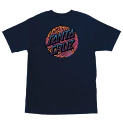 Santa Cruz Shirt Obscure Dot Navy -Sports Skateboard-Santa Cruz 44155295 2 78689.1635958663