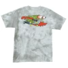 Santa Cruz Skateboards Shirt Meek Slasher Crystal Wash Silver