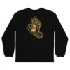 Santa Cruz Skateboards Longsleeve Shirt Screaming Hand Pocket Black -Sports Skateboard-Santa Cruz 44155641 screaming hand ls pocket t shirt black mens santa cruz 2 38433.1665596868