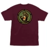Santa Cruz Skateboards Shirt Screaming Insignia Burgundy -Sports Skateboard-Santa Cruz 44155681 136856 1 51274.1663694607