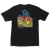 Santa Cruz Skateboards Shirt Screaming Hand Divide Pigment Black