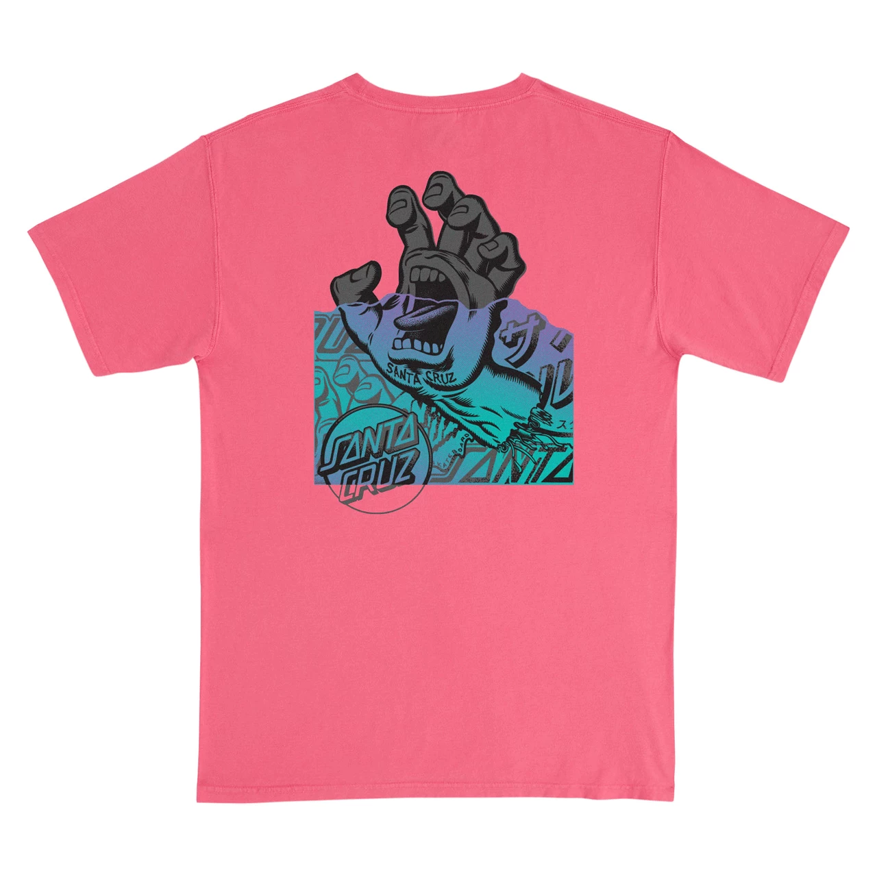 Santa Cruz Skateboards Shirt Screaming Hand Divide Coral Craze 3 Santa Cruz Skateboards Shirt Screaming Hand Divide Coral Craze