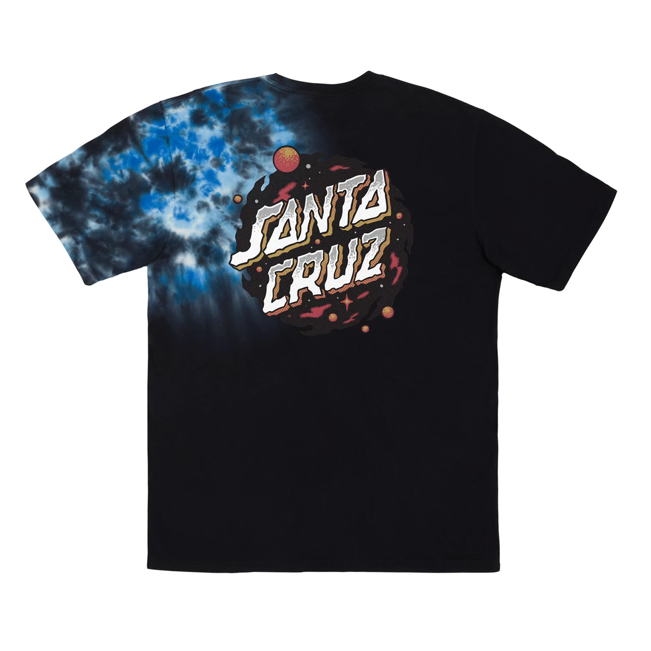 Santa Cruz Skateboards Shirt Wooten Ominous Dot Black/Blue Burst 3 Santa Cruz Skateboards Shirt Wooten Ominous Dot Black/Blue Burst
