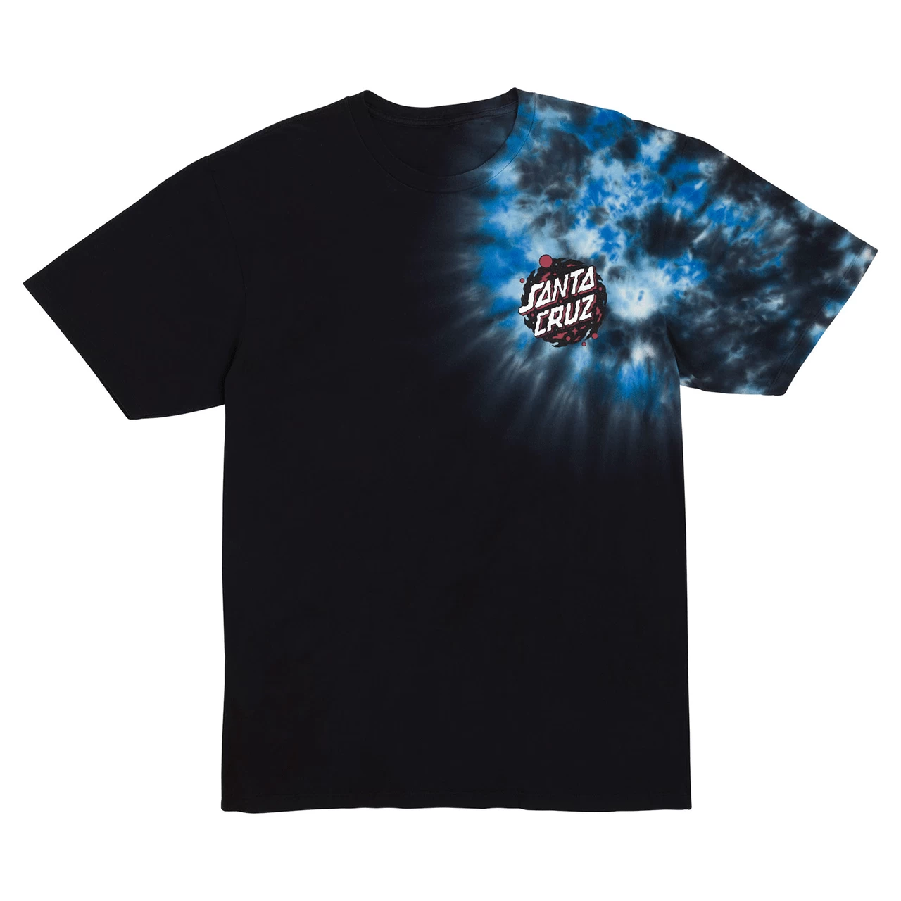 Santa Cruz Skateboards Shirt Wooten Ominous Dot Black/Blue Burst 4 Santa Cruz Skateboards Shirt Wooten Ominous Dot Black/Blue Burst - Image 2