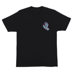 Santa Cruz Skateboards Shirt Inferno Hand Black -Sports Skateboard-Santa Cruz 44155833 inferno hand ss regular t shirt black mens santa cruz 1 83253.1681492171