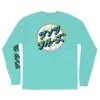 Santa Cruz Skateboards Longsleeve Shirt Japanese Inferno Dot Celadon