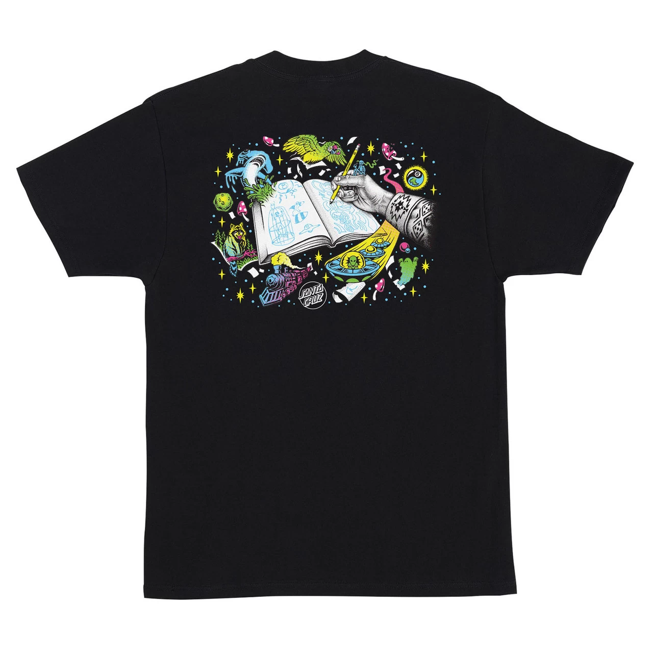 Santa Cruz Skateboards Shirt Winkowski Vision Black 3 Santa Cruz Skateboards Shirt Winkowski Vision Black