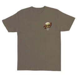 Santa Cruz Skateboards Shirt Dressen Rose Crew Three Dusty Brown -Sports Skateboard-Santa Cruz 44156018 146822 2 19146.1684867903
