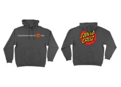 Santa Cruz Pullover Hoody Classic Dot Charcoal Heather