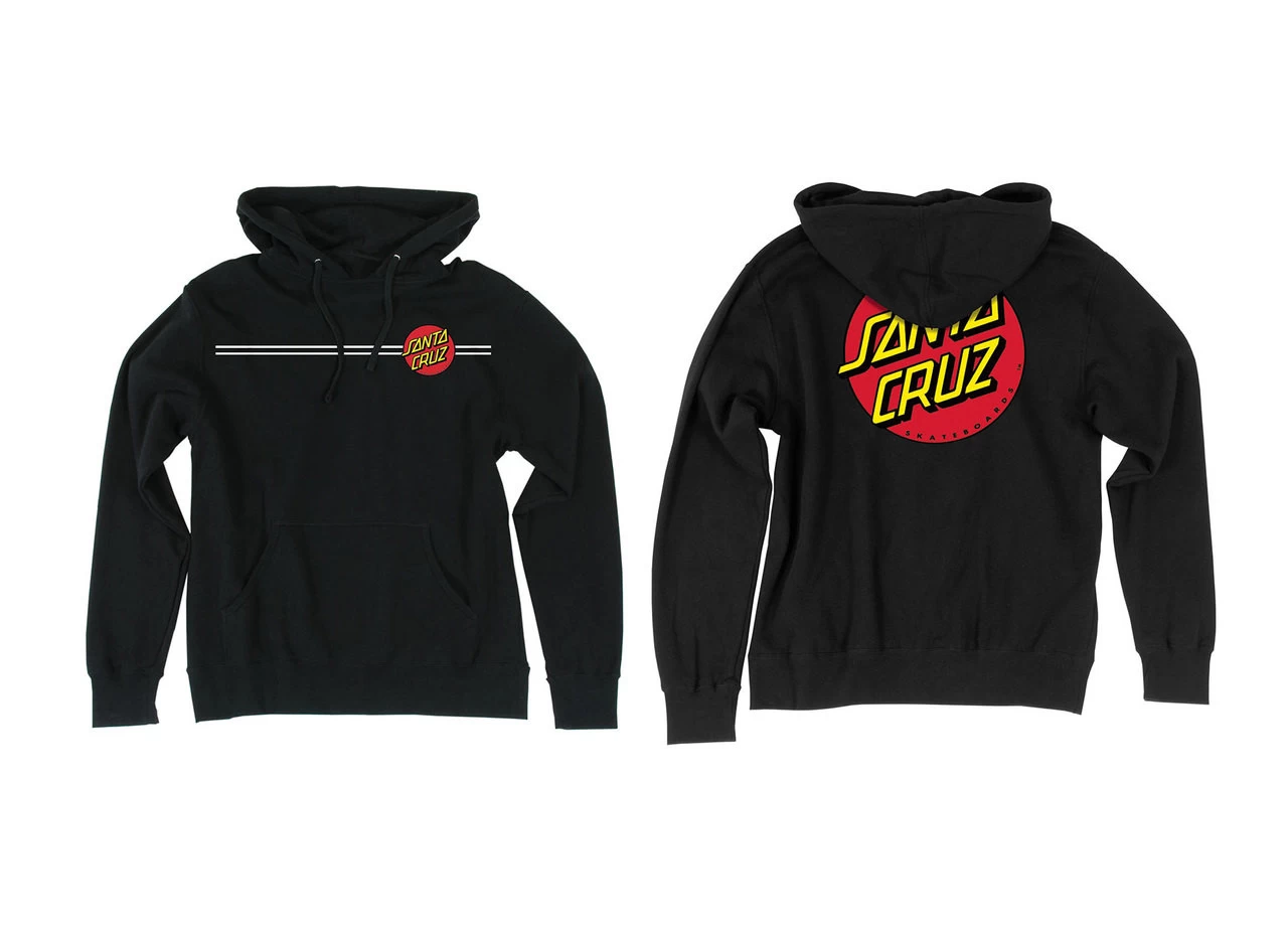 Santa Cruz Pullover Hoody Classic Dot Black 3 Santa Cruz Pullover Hoody Classic Dot Black