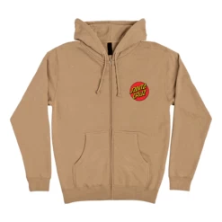 Santa Cruz Hoody Classic Dot Zip Sandstone