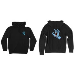 Santa Cruz Pullover Hoody Screaming Hand Black
