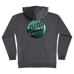 Santa Cruz Skateboards Hoody Homebreak Pullover Charcoal Heather -Sports Skateboard-Santa Cruz 44251723 80118 gry 2 66645.1663170871