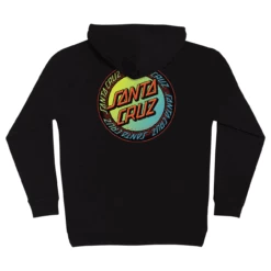 Santa Cruz Skateboards Hoody Loud Ringed Dot Pullover Black
