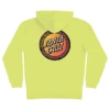 Santa Cruz Skateboards Hoody Loud Ringed Dot Pullover Safety Yellow