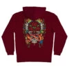 Santa Cruz Skateboards Hoody Dressen Rose Crew Three Pullover Maroon -Sports Skateboard-Santa Cruz 44252557 146832 1 47125.1684867852