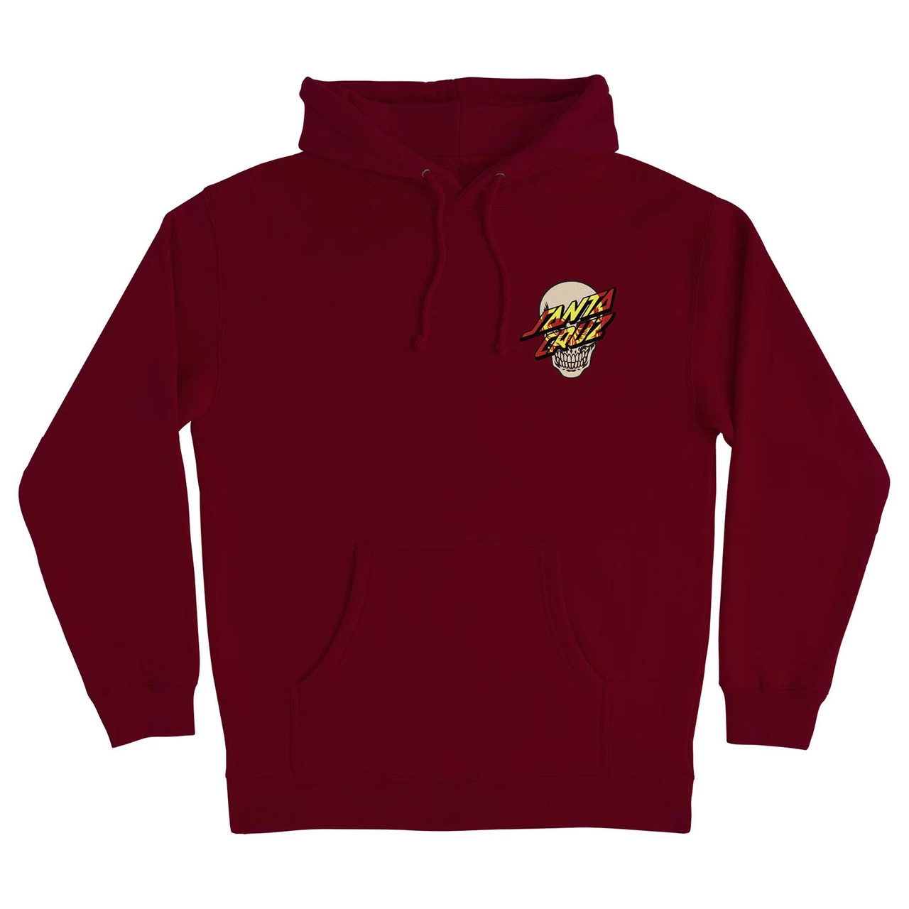 Santa Cruz Skateboards Hoody Dressen Rose Crew Three Pullover Maroon 4 Santa Cruz Skateboards Hoody Dressen Rose Crew Three Pullover Maroon - Image 2