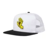 Santa Cruz Hat Screaming Hand Front Mesh Trucker White/White -Sports Skateboard-Santa Cruz 44441824 wht 1 92324.1643142157