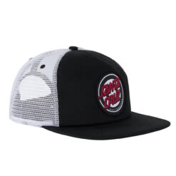 Santa Cruz Skateboards Hat Rob Roskopp Target Dot Mesh Trucker Black/White -Sports Skateboard-Santa Cruz 44442136 rob target dot mesh trucker mid profile hat blackwhite unisex santa cruz 3 68415.1656443656