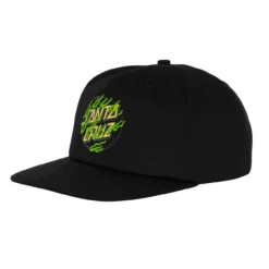 Santa Cruz Skateboards Hat Inferno Dot Snapback Mid Black