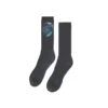 Santa Cruz Socks Wave Dot Crew Black -Sports Skateboard-Santa Cruz 44643008 15104.1635526631