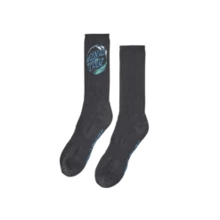 Santa Cruz Socks Wave Dot Crew Black