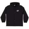 Santa Cruz Coat Broken Dot Hooded Windbreaker Black