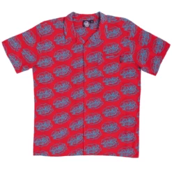 Santa Cruz Shirt Broken Dot Party Top Cardinal/Blue