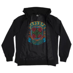 Santa Cruz Skateboards Coat Dressen Roses Dot Bomber Black