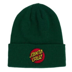 Santa Cruz Skateboards Beanie Classic Dot Dark Green