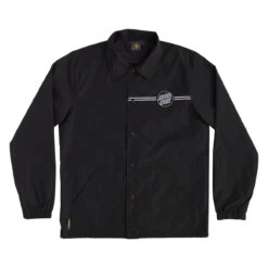 Santa Cruz Skateboards Coat Odyssey Coach Jacket Black