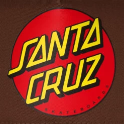 Santa Cruz Skateboards Hat Classic Dot Mesh Trucker Tan/Brown -Sports Skateboard-Santa Cruz HA SC611 TANBRWN 4 06888.1687281145