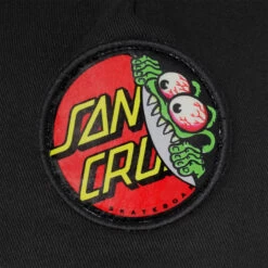 Santa Cruz Skateboards Hat Beware Dot Strapback Black -Sports Skateboard-Santa Cruz HA SC651 BLK 5 97609.1687281173