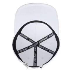 Santa Cruz Skateboards Hat Beware Dot Strapback White -Sports Skateboard-Santa Cruz HA SC651 WHT 4 52433.1687281159