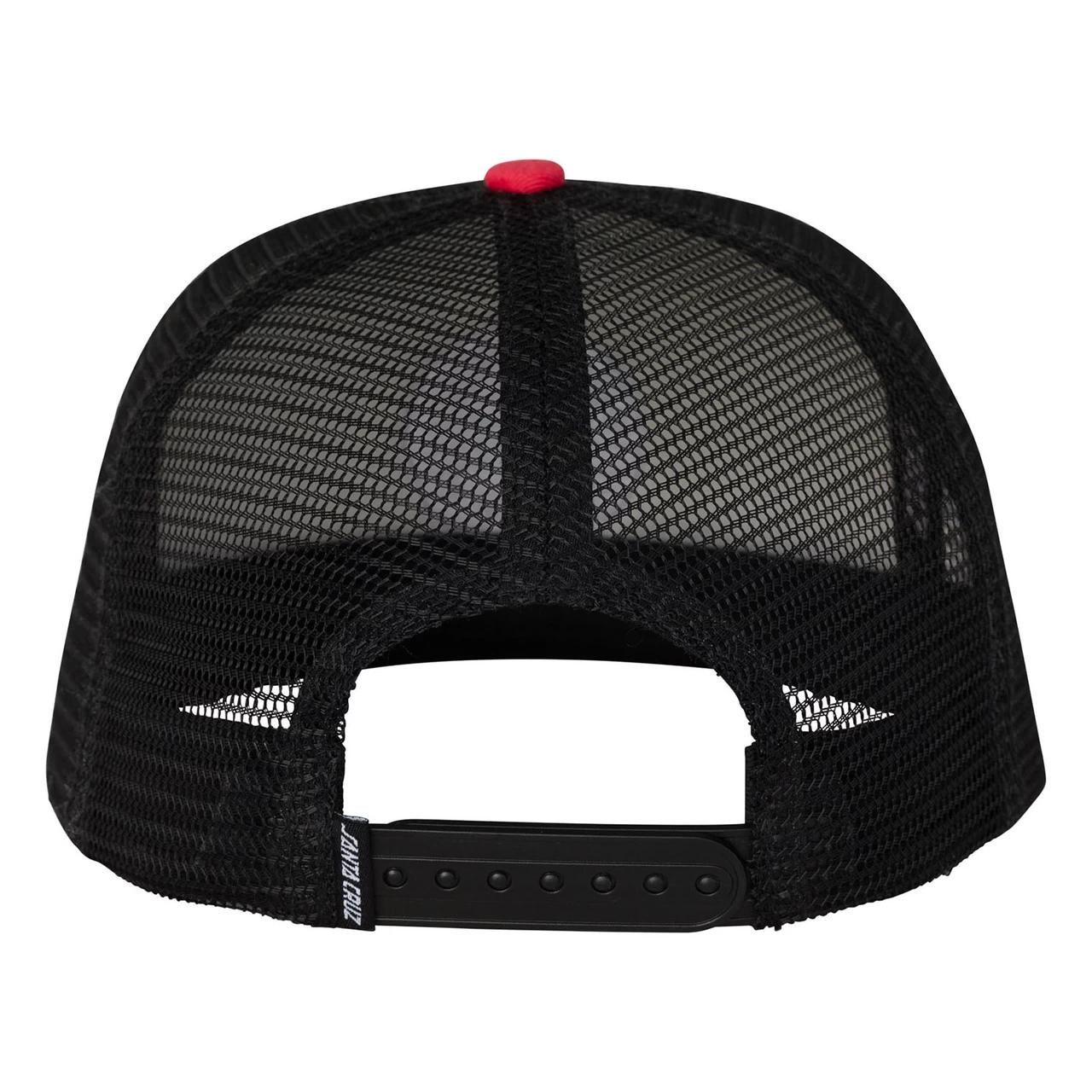 Santa Cruz Skateboards Hat Screaming 50 Mesh Trucker Blk/Red 4 Santa Cruz Skateboards Hat Screaming 50 Mesh Trucker Blk/Red - Image 2