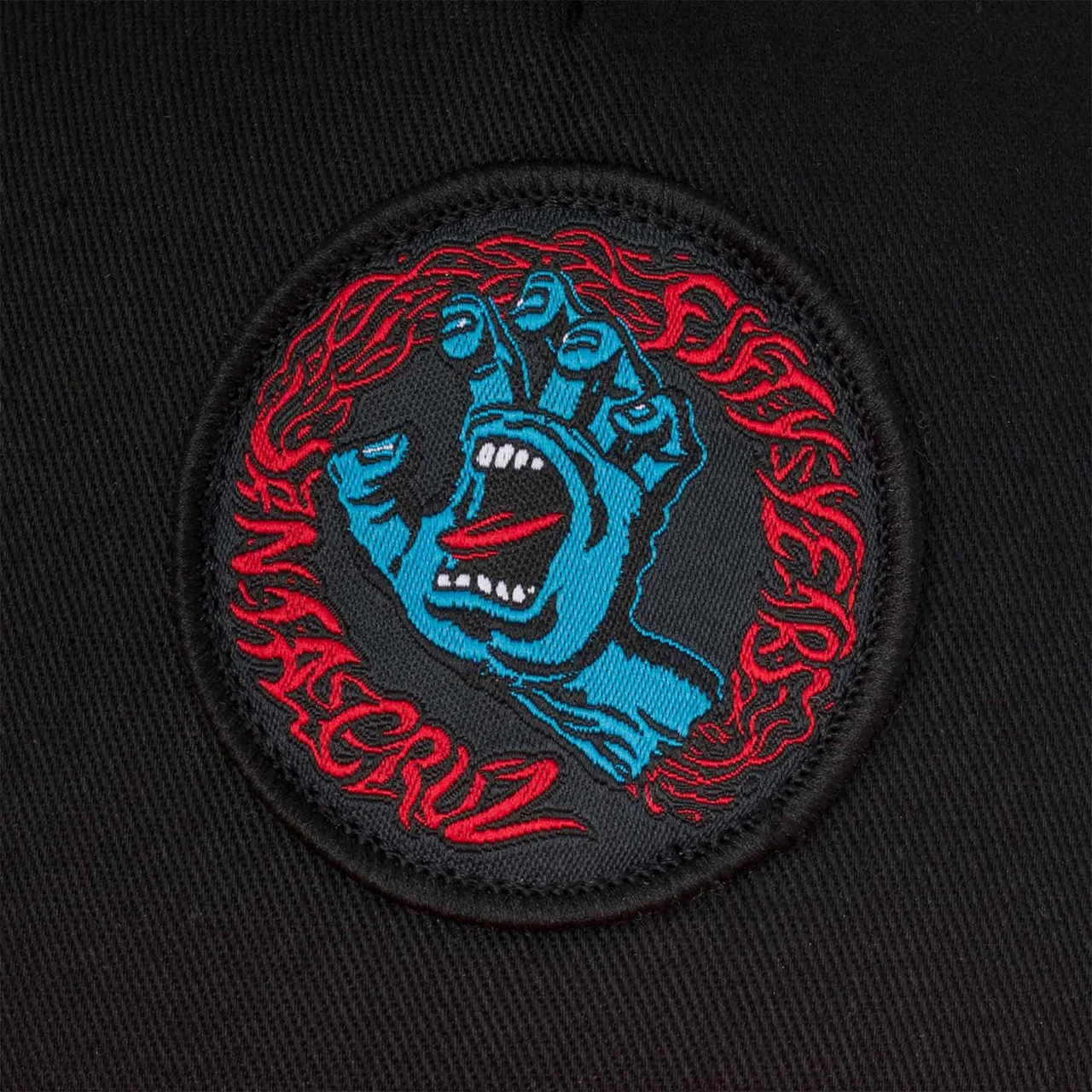 Santa Cruz Skateboards Hat Screaming 50 Mesh Trucker Blk/Red 7 Santa Cruz Skateboards Hat Screaming 50 Mesh Trucker Blk/Red - Image 5